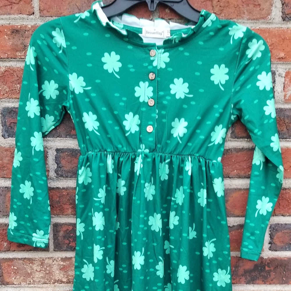 BesserBay Green Lucky Dress